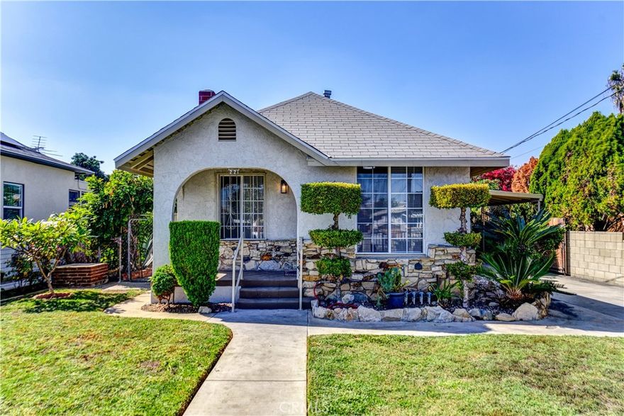 Welcome to this beautifully updated 3-bedroom, 2-bath single-family residence in a well-established and desirable East Los Angeles neighborhood.

This home features a bright living room with fireplace, formal dining area, gorgeous kitchen, and a spacious family den with a second fireplace. The primary bedroom includes an ensuite bath, while two additional bedrooms share a full bathroom. Recent updates include new vinyl flooring, dual-pane windows in two bedrooms, fresh interior and exterior paint, new ceiling fans and lighting, and a detached 1-car garage. The private backyard with a covered patio is perfect for entertaining.

The property sits on a 7,499 sq. ft. lot and is zoned R2, offering potential to build an additional home plus ADU space. Conveniently located near schools, parks, shops, restaurants, public transit, and just 15–20 minutes from Downtown LA. Approx. 30 minutes from Los Angeles general hospital.(The medical village LAC+USC.) Note*Title reflects the home as a 3-bedroom, 1-bathroom with 978 sq. ft.; however, the property currently has 3 bedrooms, 2 bathrooms, and measures approximately 1,380 sq. ft. Buyer and Buyer’s Agent to verify all square footage and permits with the city.