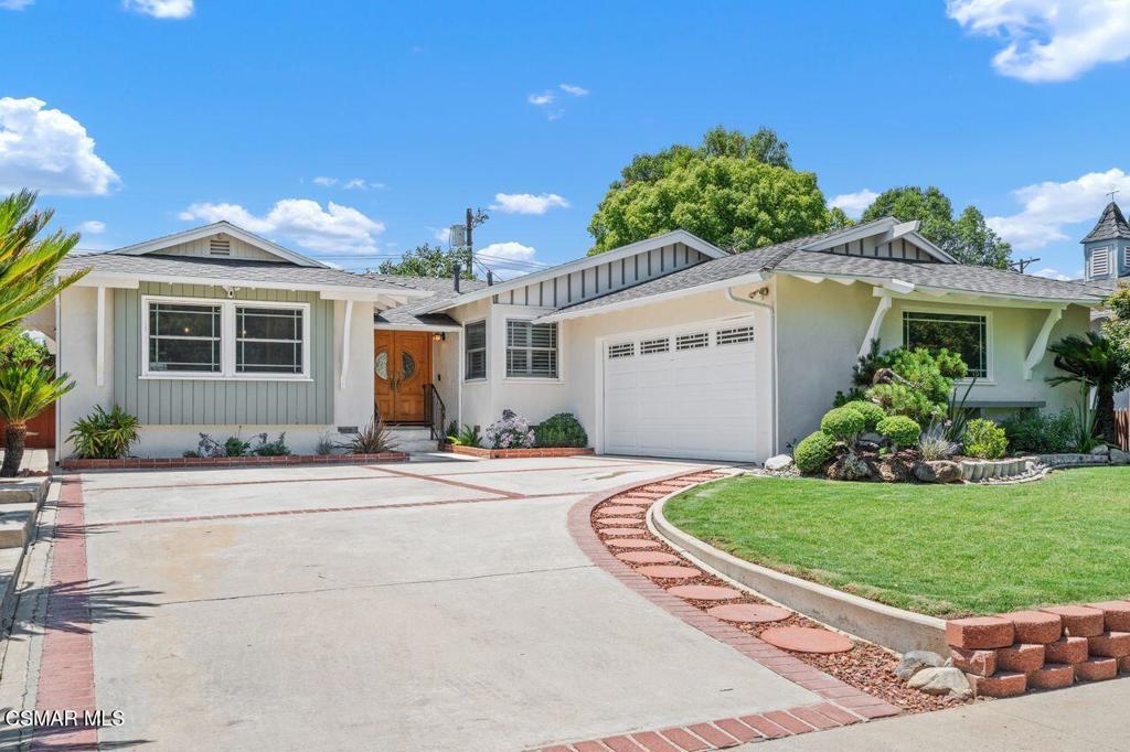 This well-maintained home offers approximately 2,024 square feet of living space. The residence features three bedrooms and two bathrooms, providing ample room for comfortable living. The primary bedroom is a generous size, offering privacy and comfort.The kitchen has been thoughtfully remodeled, featuring ample counter space for meal preparation and showcases a large breakfast nook. The bathrooms have also been remodeled, ensuring a modern and functional living experience. Enjoy chilly nights sitting by the fireplace in the spacious living room.Refinished original red oak floors and LVP flooring throughout the home add a touch of warmth and charm, while the plantation shutters provide both style and energy efficiency. The automatic sprinklers installed in the front yard and back yard, along with the fully landscaped property, create a well-manicured outdoor space.The home's exterior has been freshly painted, complementing the newer interior paint, creating a cohesive and well-maintained appearance. The copper plumbing, whole-house water filtration system and replaced sewer lines provide peace of mind and added value.For added convenience, the property is equipped with a garbage disposal that was recently replaced and the roof was replaced in November 2024 and rain gutters have been added, ensuring long-term protection. The exterior vents have also been animal-proofed, addressing any potential wildlife concerns.Notably, the home is equipped with solar panels that are owned outright, potentially offering significant long-term savings on energy costs.