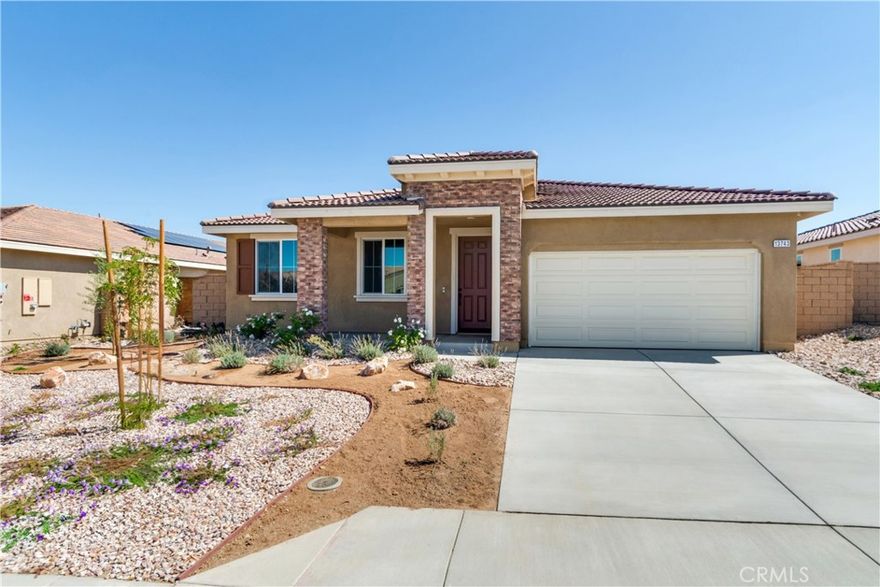 Imagine yourself in this 5-bedroom, 2-bathroom single-story home with 2,259 sq. ft. of living space on a 7,227 sq. ft. lot. Upgraded flooring flows throughout, connecting the kitchen, great room, and dining area into a bright, open space made for family life and entertaining. The kitchen features a large island and walk-in pantry, perfect for cooking meals while staying part of the conversation.

The primary bedroom offers a walk-in shower and spacious closet, and the additional bedrooms provide plenty of room for family, guests, or a home office. Step outside to the backyard, ideal for barbecues, playtime, or relaxing in the California sun.

With a 2-car garage, energy-efficient features, and no HOA fees, this home is move-in ready. Conveniently located near shopping, dining, schools, and commuter routes, this is a rare opportunity to own one of the last homes in Pacific Jasper. Schedule your private tour today before it’s gone!