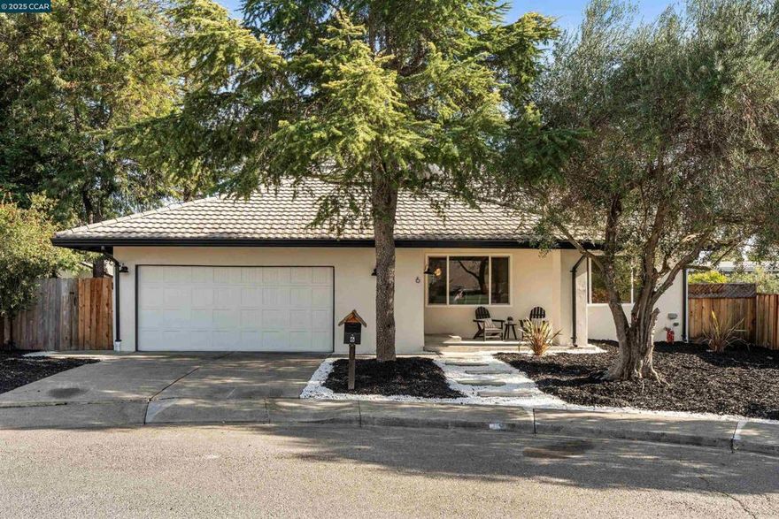 Beautifully remodeled 5-bedroom, 3-bathroom home with 2,309 sq ft of modern living space, ideally located next to Bishop Ranch—one of San Ramon’s most vibrant communities. Just minutes from City Center Bishop Ranch, top-rated schools, parks, dining, and commuter routes.  Every inch has been thoughtfully updated with smooth skim-coated walls, two-tone paint, new doors and trims, luxury vinyl plank flooring, and designer tile in all bathrooms. The chef’s kitchen features natural oak shaker cabinets, quartz countertops with waterfall island, full-height backsplash, custom hood vent, and microwave drawer.  Major system upgrades include new electrical, recessed lighting, ceiling fans, tankless water heater, HVAC, and dual-pane Low-E windows. The exterior offers new stucco, paint, rain gutters, garage door, and professional front and rear landscaping.  Move-in ready with timeless finishes, this home blends luxury, comfort, and convenience—just steps from the best of Bishop Ranch living.