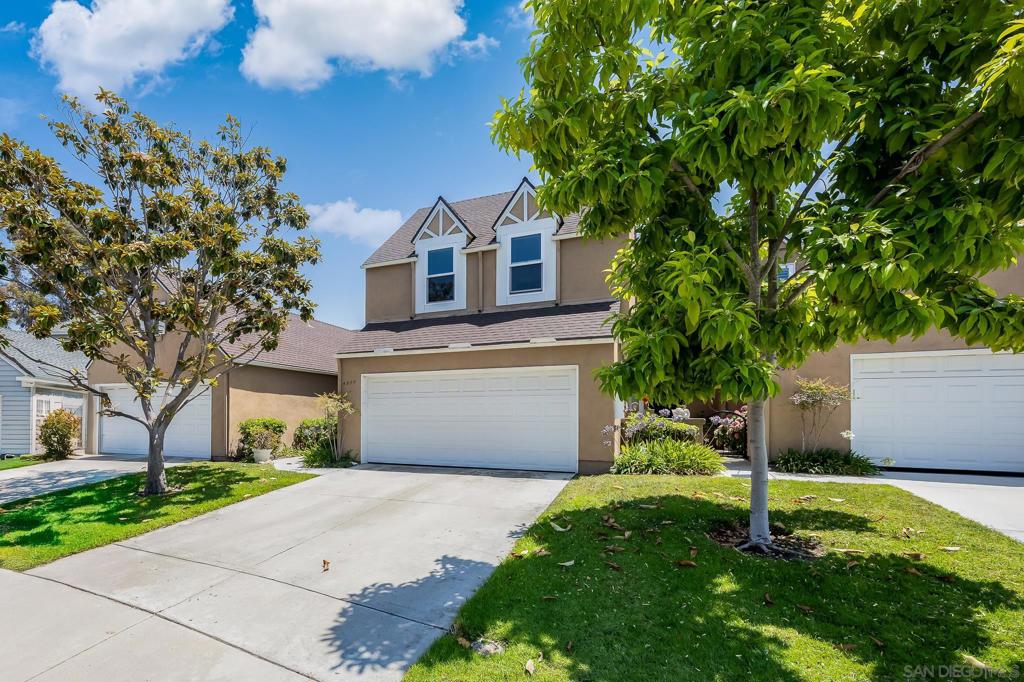 PANORAMIC VIEWS!!! Welcome to your dream home in the sought-after community of Tamarack Point in beautiful Carlsbad, CA. This stylish and well-maintained townhome offers a blend of coastal comfort and modern convenience - just minutes from the beach, shopping, dining, and outdoor recreation. Step past the front gate into your private al fresco coffee nook. Inside, you'll find the spacious living room features a cozy fireplace, while the kitchen is outfitted with matching stainless appliances, including a new microwave, and offers a functional flow for both everyday living and entertaining. Newer roof and Milgard windows throughout. Granite countertops throughout, newer hardwood flooring upstairs, and durable tile flooring downstairs, combine elegance with low-maintenance ease. Enjoy your evenings on the relaxing, south-facing patio, shaded and elevated with panoramic views over the neighboring rooftops — a peaceful, private space that sets this home apart. Other highlights include a two-car side-by-side garage with two additional driveway parking spaces, low-water, low-maintenance landscaping, a quiet cul-de-sac location and access to a well-manicured HOA with pool, spa, basketball & tennis courts, playgrounds, and RV lot. 10 minutes from Tamarack Beach, downtown Carlsbad’s shopping and dining, and just a short bike to Calavera Park for summer concerts and outdoor fun. Whether you're looking for a coastal getaway, a forever home, or the ideal location for an active lifestyle, this home delivers. Don’t miss your chance to own a slice of Carlsbad paradise!