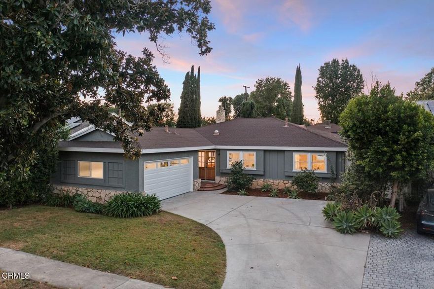 Welcome to 6043 Mary Ellen Ave -- a beautifully remodeled single-story home with maintained charm. Tucked at the end of a peaceful cul-de-sac, steps from Valley Glen Park, this 4-bedroom, 3-bath home perfectly blends comfort and style with a bright, open layout and timeless upgrades throughout.Inside, you'll find warm wood flooring, recessed lighting, and a brand-new kitchen featuring sleek quartz countertops, stainless steel appliances, and tons of cabinet space. Each bathroom has been refreshed with modern finishes, and the spacious bedrooms offer plenty of natural light.Out back, enjoy your own private retreat with a sparkling pool, relaxing spa, and patio space ideal for entertaining or lounging under the California sun. With new appliances and a full remodel, this home is completely move-in ready.Located in a quiet Van Nuys neighborhood near parks, shops, and freeway access -- this home delivers easy, modern California living at its best.