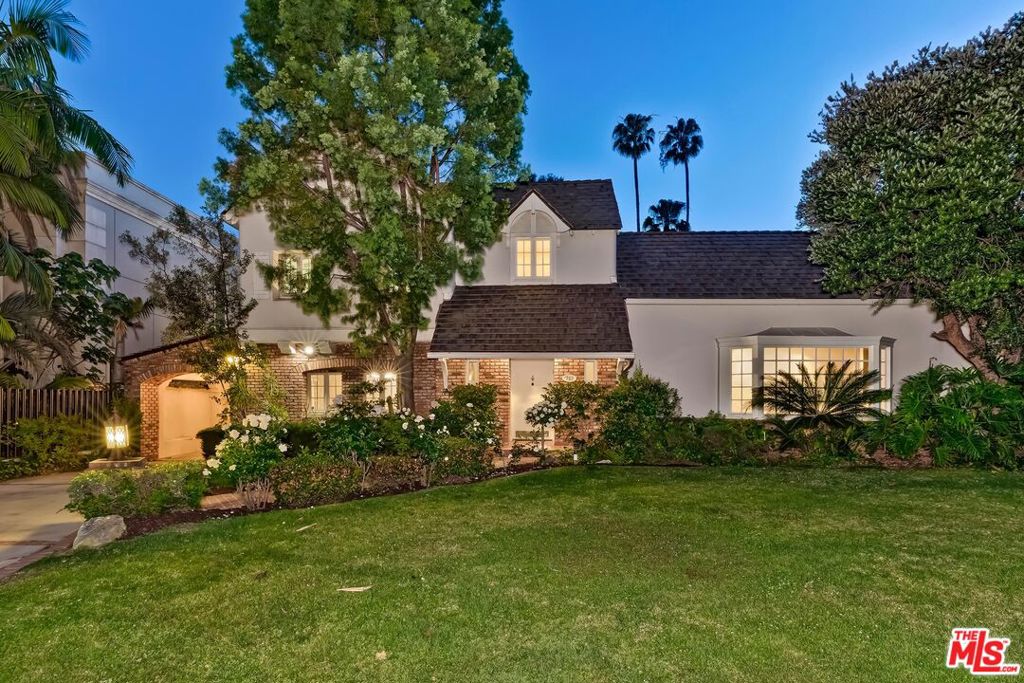 Trust Sale - 1st time available in 58 years. This spacious older 2sty Traditional/60's Retro hybrid with charming curb appeal is set on a 14,340 sq ft lot on the west side of one of the most desirable upper 700 blocks in the Westend Flats of Beverly Hills. Dramatic 2sty entry foyer with sweeping staircase leads to large living and dining rooms along with a huge glass-walled family room with bar and dual-sided fireplace which opens to the extensive grounds featuring a covered patio, mature foliage, big pool, large cabana/rec room/bath, and 2 car garage. Lovely wood floors and high ceilings are an added bonus. Separate office/library with see-through fireplace. Grand 1st floor owner's suite with closets galore opens to the grounds through walls of glass. Maid's quarters also exist on the 1st floor and 3 other bedrooms are upstairs. Utilize your creative spirit to realize the endless potential which is perfectly illustrated here. Sold in strictly "as is, where is" condition.
