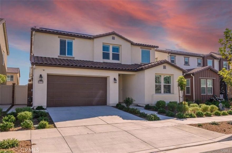 Rare to find 2022 Built Spacious Lot Single family house in Chino Preserve Community! Popular Greenway Plan 3 built by Century Community! Highly upgraded Interior! Next Gen Suite included and located on the first floor! The Beautiful house features 5 bedrooms, 4.5 bathroom Plus a 2nd floor LOFT and a main floor Office. Multi gen suite located on the main floor. Wood Shutters throughout the house. Spacious Living room, Kitchen and dining room. 3 CAR GARAGE with WATER SOFTNER SYSTEM. EV Charger installed. Second foor comes with a huge loft, Master bedroom ensuite, 3 additional great size bedrooms plus a gym area. Chino Hills High School district. Within walking distance to Newly opened Chino Preserve Town center!!
