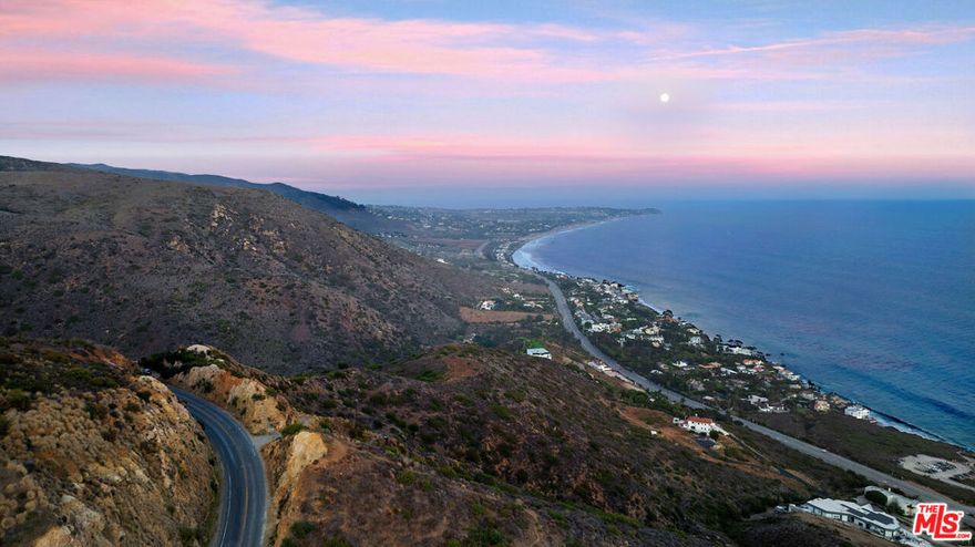 UNMATCHED LAND OPPORTUNITY IN WESTERN MALIBU. Perched high above the Pacific Coast Highway with commanding, unobstructed 180 views from iconic Point Dume to majestic Point Mugu, this 2.38 acre parcel offers an extraordinary opportunity to build a dream estate overlooking the pristine Encinal Bluffs. Sold with a full suite of entitlements and near-complete permits, the property includes CITY OF MALIBU APPROVED COASTAL DEVELOPMENT PERMIT (CDP) that is valid until June of 2026, by which time valid construction must commence. The 95% completed Planning and Building approvals, have begun to pave the way for a streamlined path to construction. Iconic design collaboration between Studio Ermacora and California modern Architecture Studio Marmol Radziner, the Villa concept provides a combination of outward looking striking vistas while being utterly secluded and aiming to invite a sense of inner peace. AIA envision a striking 5,000 sq ft contemporary residence featuring:*3 spacious bedrooms and 3.5 baths*Seamless indoor-outdoor flow with expansive decking and pool*Attached 2-car garage*Thoughtfully integrated landscaping*Onsite wastewater treatment system with seepage pit dispersal. Significant infrastructure is already in place, including a 1,200-foot deep well and two 10,000-gallon water tanks, ensuring robust water access. Sale includes a comprehensive set of plans and reports:  *Site plan with setbacks  *Access and grading plans  *Slope analysis and erosion control plans  *Soil, drainage, and geological reports  *Biological and archeological assessments  *Survey and topo map  *Fire Department and Building & Safety approvals This rare offering combines breathtaking views, significant pre-development investment, and world-class design pedigree ideal for a discerning buyer ready to create a signature Malibu estate.