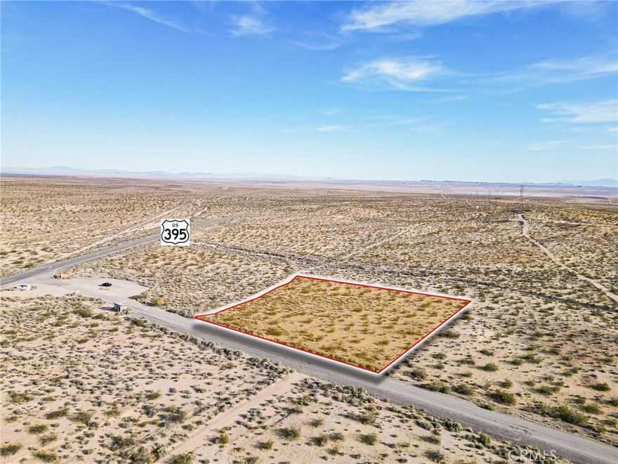 Don’t miss this incredible opportunity to own nearly 2 acres of high desert land located just steps from the Boron FAA Radar Station and only 15 minutes north of the Boron Aerospace Museum at Kramer Junction. This corner 1.98-acre (86,249 SF) parcel, APN: 0498-276-03-0000, offers excellent access and visibility, sitting just one lot off the well-traveled U.S. Highway 395 at the Locust Road exit and Taloga Road. 

Perfect for investors, outdoor enthusiasts, or those seeking a strategic location near key infrastructure, this flat and usable land is ideal for off-grid living, storage, staging, or long-term investment. The area is known for its wide-open skies, rich aerospace history, and convenient proximity to both Barstow and Boron.

Whether you're looking to develop or simply hold as an appreciating asset, this parcel offers a rare blend of location, accessibility, and potential. Secure your slice of California’s high desert while it’s still affordable!