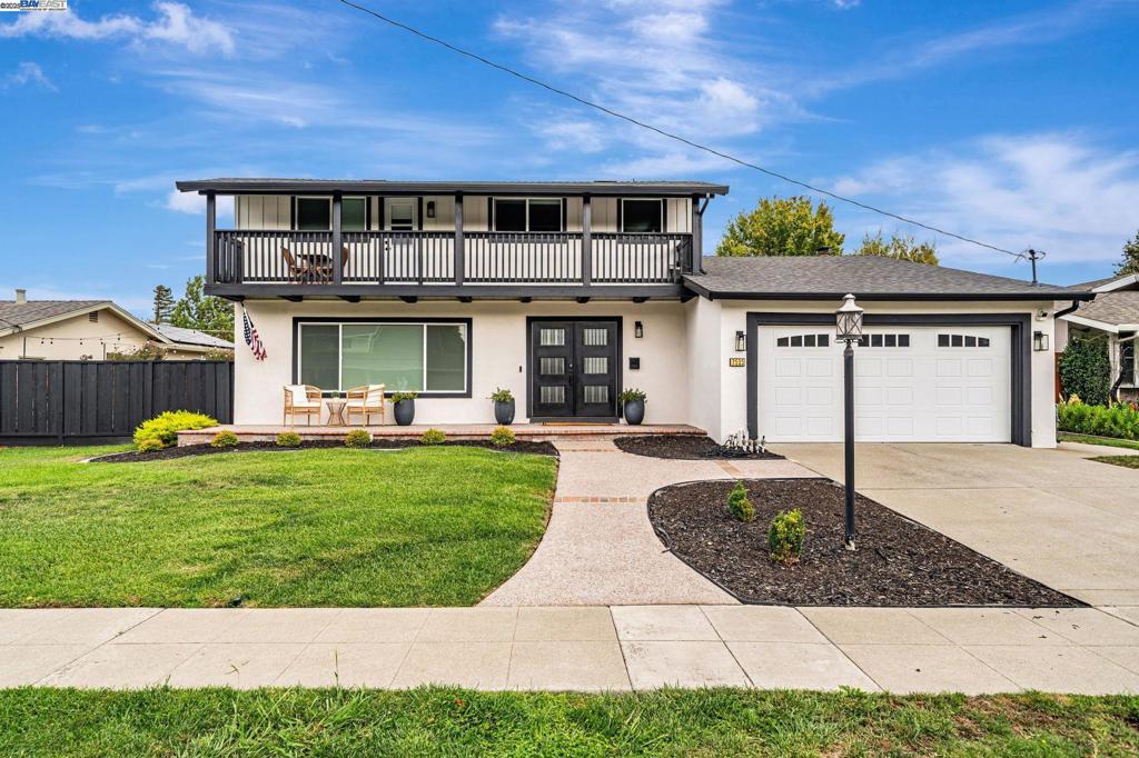 SO TASTEFULLY DONE! From flooring to lighting to electric-power window shades, this is one of the most beautifully upgraded homes. Expansive floor space Kitchen with very large solid surface counter, multiple work areas, Thor 6-burner stainless gas range (2025), generous cabinetry, food pantry, and utility pantry in Kitchen (for small appliances, etc). 2.5 beautiful, highly-styled Bathrooms. Cozy up to the Family Room’s gas fireplace. Multiple entertaining areas. 3 separate patio locations (with gazebo area) and exterior Dining Area. Engineered flooring throughout, custom stairway railings, ideal art location under stairway. Decorative ceiling treatment in Family Room. Immaculate epoxy-floored Garage with professional cabinetry. Excellent 680 and 580 commute location, easy daily shopping. This is one you do not want to miss! **OPEN HOUSES: Sat and Sun, 10/11 and 10/12, both from 1pm-4pm.**
