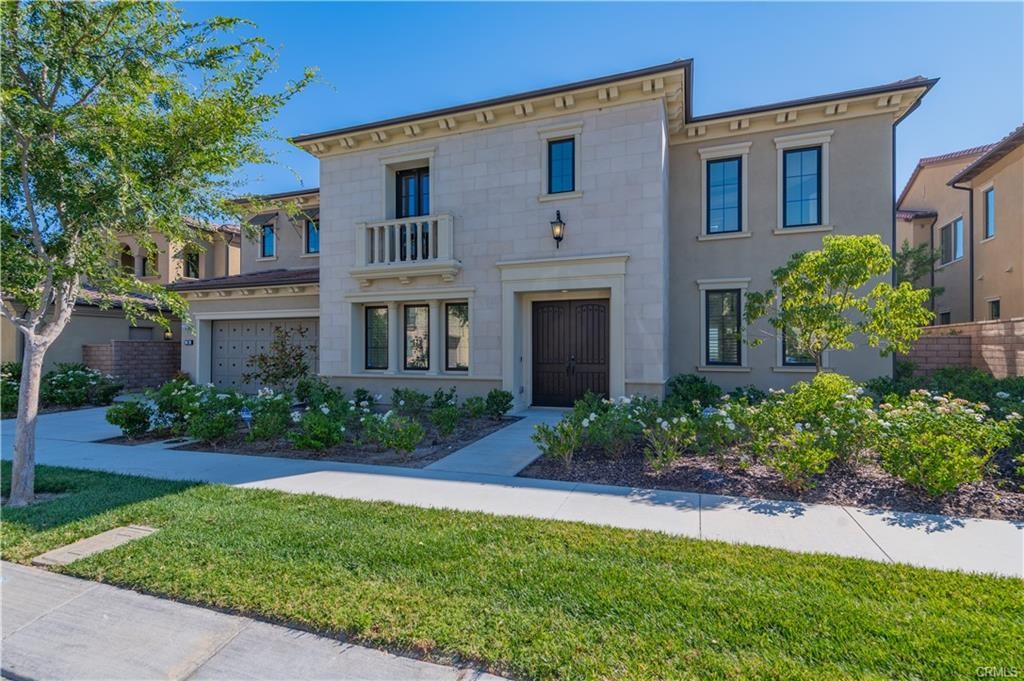 PANORAMIC VIEW HOME! GATED community of Grove at Orchard Hills! The stunning property offers a perfect floorplan providing 5 bedrooms, 5 full bathrooms, and one powder room. High ceilings and curved stairs once step into the luxury home. The open floor plan seamlessly joins the living room, dining room, and gourmet kitchen. There are prep kitchen and pantry which is perfect for chef. Sliding doors lead you to a private view yard and seamlessly connect indoor and outdoor spaces. The primary suite upstairs features a big walk-in closet, a tub, a walk-in shower, and dual sinks.The master bedroom has a balcony with a breathtaking view. The nice home with a bunch of windows provides lots of natural light and makes it bright all day. Amenities include two community pools, tennis and basketball courts, a soccer field, and a playground. Enjoy award-winning schools. Orchard Hills Elementary School and Beckman High School.