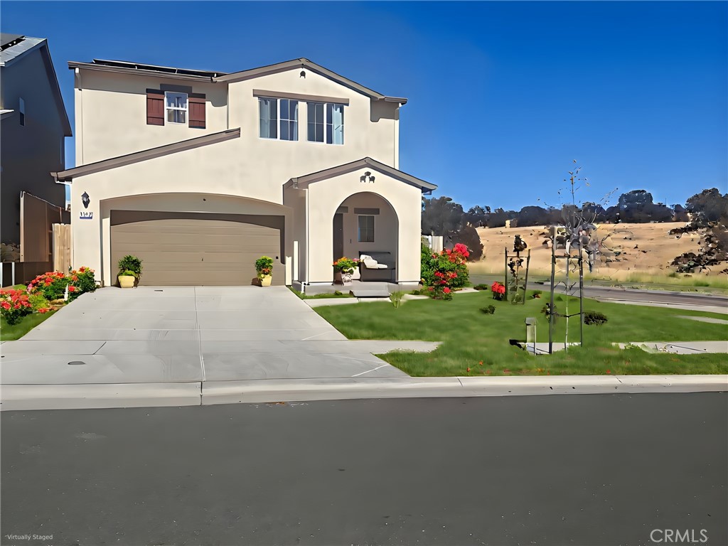 YOUR NEW HOME..! 1147 Lentil Way is close to town and Meriam Park but the "almost country" atmosphere feels farther away. Large open areas and numerous oak trees provide the nearby views. Walking and bike baths across the street make it an easy walk or bike ride to Meriam Park... The 2 year old home includes 4 Bedrooms, 2.5 Baths and was lightly lived-in. This beautiful dwelling has all the latest modern low-maintenance fixtures and appointments (Owned Solar, Luxury Vinyl Plank flooring, Quartz Counter Tops, Stainless Steel Appliances, Smart Home and more). The furniture previously in the home was needed elsewhere so the the photographs have been digitally "staged" for illustrative purposes. Your furniture and rear landscaping will look as good or better than the digitally staged photos depict. An almost new home with owned solar that you don't have to wait for completion..! Come to the open house on Saturday 08/09/2025 from 11:00 to 1:00 and see for yourself what the possibilities for you can be...!
