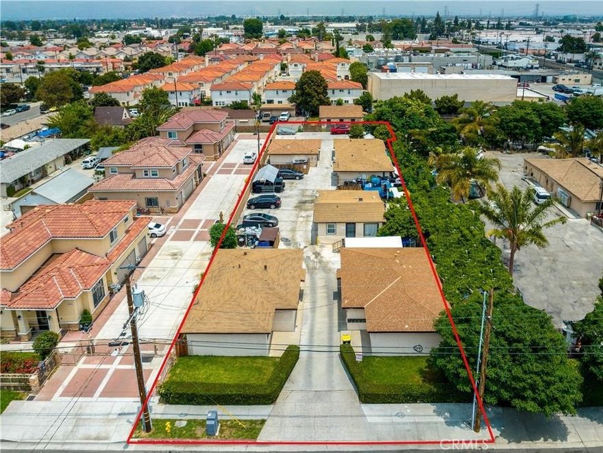 The Magnolia Street Apartments is located at 12223 Magnolia Street in the city of El Monte, just south of the I-10 Freeway and west of the I-605 Freeway, between Durfee Avenue and Garvey Avenue. Magnolia Street Apartments is positioned within walking distance to Mountain View Park, Parkview Elementary School, and Mountain View High School. The property is also in close proximity to Food 4 Less, coffee shops, financial institutions and major retail outlets. Magnolia Street Apartments is a well-maintained, non-rent-controlled, single-story, 6 unit property situated on a ±19,260 square foot lot with a total building size of ±5,080 square feet. The property features five detached single-story buildings with pitched composition shingle roofs. The property offers spacious two-bedroom/one-bathroom units and two-bedroom/one- bathroom +den units with an average unit size of 847 square feet. Every unit includes wall air conditioning and heating, washer hook-ups, and individual water heaters. Select units offer laminate wood flooring and new kitchen cabinets. Lastly, all units are individually metered for gas and electricity. Potential to add 1-2 units ADU extra income(please verify with city)