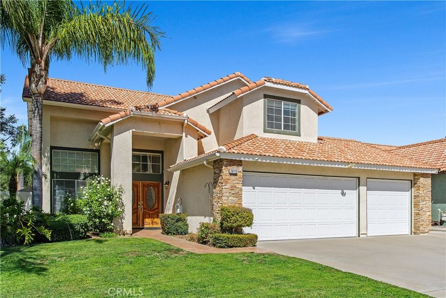 Welcome to 28410 Forest Oaks Way, one of only a few PRIVATE POOL homes currently on the market in the highly-regarded Rancho Belago community! This great, flowing floor plan offers 4 bedrooms; 3 bathrooms; an expansive living room/dining room combination; well-appointed kitchen; a cozy family room; downstairs interior laundry; and a convenient 3 car garage! Aside from the sparkling pool, the private backyard features an Aluma-wood patio cover, above ground spa, several lounging areas, a portable fire pit, vinyl fencing and BRAND NEW rear wrought iron fence, and views of the neighborhood and picturesque foothills in the distance.  Highlights of the interior include designer fixtures; upgraded flooring; fireplace with stone surround; stainless steel appliances and granite countertops in kitchen; and a large, inviting balcony off the primary bedroom!  Rancho Belago is a wonderful community with no HOA and very low taxes!  Plus, the newly revamped 18 hole Rancho Del Sol Golf Club is nearby; as well as Lake Perris State Recreation Area which offers hiking, bicycling, fishing, swimming, picnicking, camping, rock climbing, horse back riding, and visiting the Lake Perris Regional Indian Museum.  There's so many things to do!  Also, located close to schools, parks, shopping, restaurants, and medical facilities.  Don't wait...make an appointment to see this fantastic home today before another buyer beats you to it!!  (Tax record shows 3 full bathrooms, however downstairs has 3/4 bath with shower only, and 2 full are upstairs.)