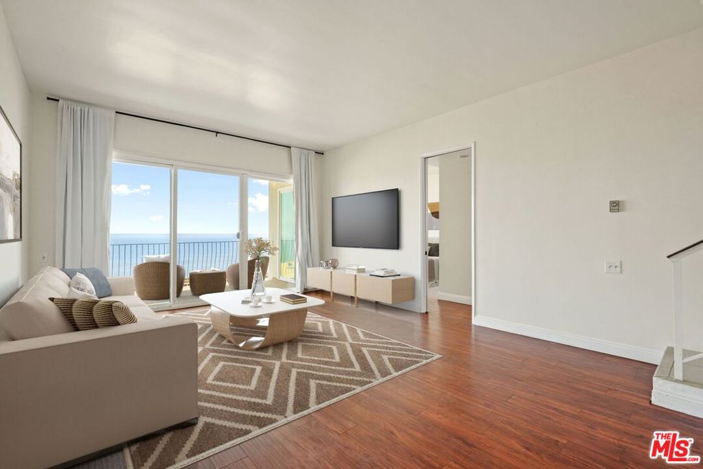 Malibu Coastal Retreat with Breathtaking Ocean Views. Live the Malibu lifestyle in this beautifully remodeled top-floor upper unit offering panoramic ocean and coastal views. Set in an intimate 4-unit complex, this rare 2-bedroom, 2-bath gem combines privacy, style, and tranquility. Enjoy stunning sunsets and sea breezes from your expansive ocean-view deck, perfect for morning coffee or evening gatherings. Inside, the home features tile and hardwood floors, high ceilings, and a modern granite kitchen with stainless steel appliances, opening to a light-filled living area with direct deck access through glass sliders. The spacious primary suite boasts ocean views, deck access, a large walk-in closet, and en-suite bath with double sinks and a glass shower. The second bedroom offers a peaceful retreat with views of lush greenery and its own adjacent bathroom, ideal for guests or a home office. Additional features include an in-unit washer and dryer, 1 garage parking space (with a second available for an additional fee), and a location just moments from the beach, restaurants, and shops. Available now for long-term lease. Don't miss this rare chance to experience coastal living at its finest!