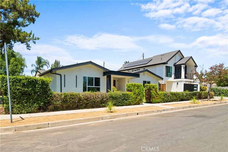 Welcome, Completely remodeled, Granada Hills home boasting top notch luxurious throughout. Bright and open floor plan, featuring a NEWLY built NEXTGEN (ADU) showcasing modern living at its finest. This property features fully paid-off solar panels to save a 30 percent of energy, 2 car garage ,EV-Charging, main house has access ready to convert it into an RV, The combined total of the main house and ADU space is 3,050 sq ft.- (Combined) All are situated in a very exclusive area of Granada Hills, the kitchen  has top-of-the-line stainless steel appliances, a professional-grade refrigerator, a range, an island, and plenty of cabinet space and pantry. The kitchen opens to the family room,  fireplace recessed ultra-thin electric wall-Mounted heater furnace with multicolor flame, Main House has  2 Master bedrooms, principal master has walk-in closet and spacious bathroom full of elegance ensuring comfort and convenience for everyone.  Adjacent is a newer 1,250-square-foot ADU with its own Address {11431 N de Celis PL } CUL-DE-SAC. charming 2 cars garage with  388 square feet. offering an ideal setting for outdoor enjoyment. Inside the ADU, you’ll find  layout featuring a living area, a kitchen with stainless steel appliances, the entire flooring water resistant high and laminated wide  planks throughout. Practical amenities such as washer and dryer hookups are included, . The home features ADU 3 Bedroom -two-half-bathrooms, two-car garage, with an electric vehicle charger. Rainwater Harvesting Tank -600 gallons (3) of water and use it for watering grass or other  uses, as well as solar panels that are already paid for save you  30 percent on energy Every corner of this captivating residence is designed to evoke a sense of luxury and charm. This home has NO HOA and No Mello-Roos and is located with easy access to Freeway 118 and close to shopping ready to fall in love with the irresistible beauty that awaits you here!.. The ADU is 2 floors completely NEW ..the main house is completely remodeled including New electric and plumbing