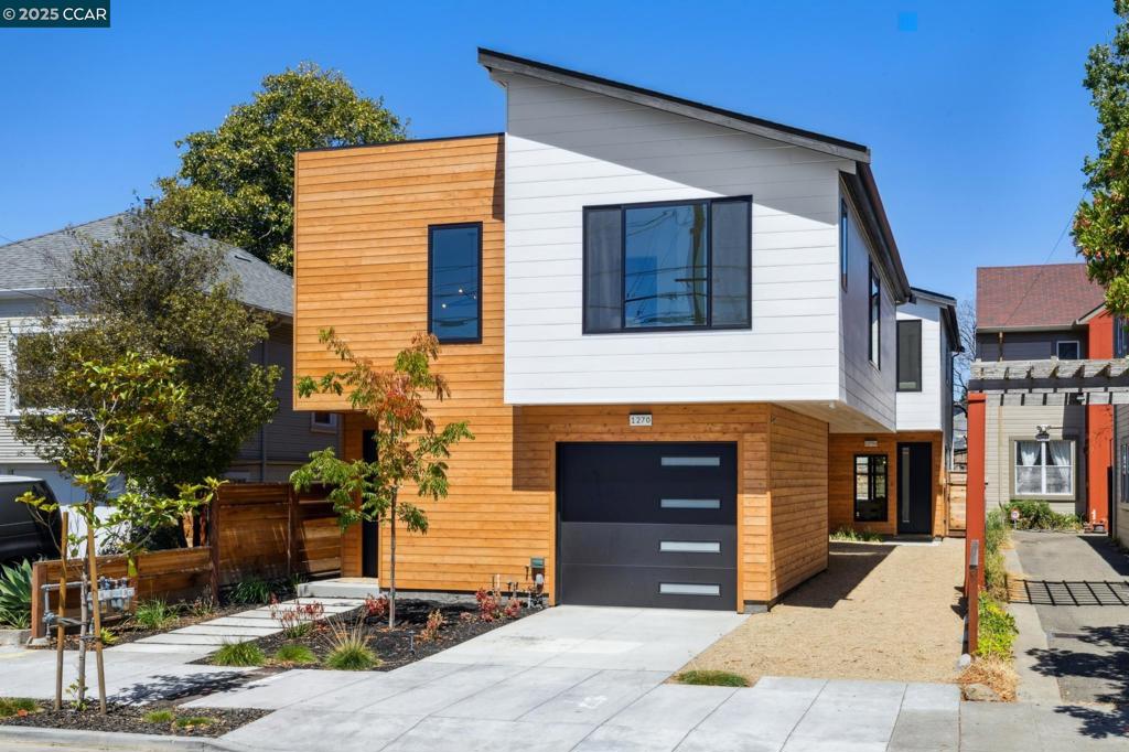 A rare blend of design, location, and lifestyle – own 1 of 2 newly constructed Single Family Detached Condos (see CC&Rs) designed by the renowned Baran Studio Architecture. (See MLS # 41106212 for details about front home). These 2 homes share no walls, offering privacy and coveted ground-level access in one of the East Bay’s most vibrant neighborhoods. Completed in 2025, this contemporary masterpiece blends modern elegance with premium finishes, elegant 8 foot doors, high ceilings, and windows that flood the space with natural light. This bright and airy feeling combined with an open-concept layout offers the perfect blend of comfort, privacy, and serenity. Experience the best of indoor-outdoor living while entertaining or relaxing on the private patio. This urban oasis embraces sustainability with an eco-friendly footprint, including solar panels, tankless water heater, and hydronic radiant floor heating. Enjoy unparalleled access to everything Berkeley and Emeryville has to offer – just minutes from many restaurant, shopping and entertainment options. With a Walk Score of 94, this location is a paradise for walkers or bikers. Convenient transportation options such as Emery Go-Round shuttles, BART, Amtrak, AC Transit, and other transit lines makes commuting a breeze.