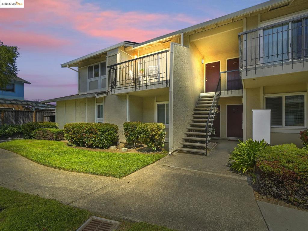Tired of condos with low reserves and constant special assessment risks? There are no balcony or insurance issues in this complex. Look no further. This TURNKEY charming property offers 3 bedrooms, 2 bathrooms, and a 1-car enclosed garage. The spacious living area is perfect for entertaining or relaxing with family. Newly installed carpet and fresh paint throughout create a welcoming atmosphere, while all new appliances combined with the kitchen's stylish color scheme make cooking a joy. The top floor provides private and peaceful living. Enjoy the convenience of in-unit laundry and two balconies with storage rooms, ideal for morning coffee or evening sunsets. Step outside to beautifully landscaped surroundings for peaceful biking or walks, with Marina Park nearby. The property includes ample street parking and 3 extra spaces for guests. The HOA covers flood insurance and water bills, ensuring there are no insurance issues. A FREE shuttle to BART enhances commuting convenience. It's within walking distance of the famous New Sang Chong Market, restaurants, and highways, with easy access and only 7 minutes to Oakland International Airport. Plus, you're just 10 minutes from the beautiful beaches and restaurants of Alameda.