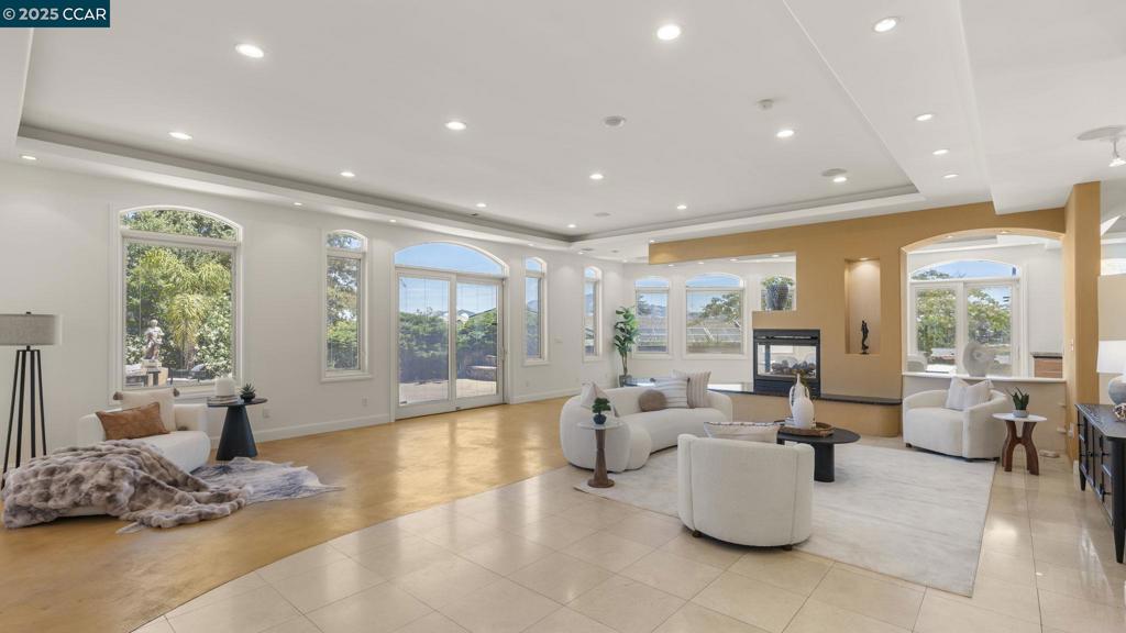Exceptional value and just minutes from downtown Walnut Creek. This custom-built estate seamlessly blends elegance, versatility, and modern comfort. Spanning two levels with soaring ceilings, it offers the perfect setting for entertaining, working from home, or multi-generational living. Thoughtfully rebuilt and expanded with permits about 20 years ago, this five-bedroom, five-bath residence features two primary suites, one on each floor, plus a flexible bonus room ideal for an office, studio, or media retreat. The chef’s kitchen is a dream, featuring sleek Italian cabinetry, a six-burner range, and Sub-Zero refrigeration. Four wraparound balconies provide panoramic views of Mount Diablo, creating a seamless indoor-outdoor living experience. Built for comfort and sustainability, the home includes triple-pane Pella windows, owned solar, and eco-conscious design elements. A two-car garage plus three additional private parking spaces offer convenience, while low HOA dues provide access to a community pool. Just minutes from BART, top-rated schools, and major commuter routes, this home embodies timeless design, quality craftsmanship, and effortless, inspired living.