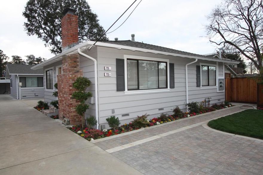 Exceptional 3 Bed / 2 Bath, completely remodeled "down to studs" in 2019!  Like New!  Stylish updates and artistic finishes throughout.  Close proximity to excellent schools, Washington Park, Aquatic Center, CalTrain and downtown Burlingame Avenue!  Many amenities, including luxury vinyl flooring, stainless steel appliances, kitchen skylight, wood burning fireplace, central heat, recessed lighting, designer window coverings, built in closet organizing racks, primary en suite with two large closets and walk in shower.  Excellent natural light with easy indoor-outdoor flow, all on one level.  A must see!