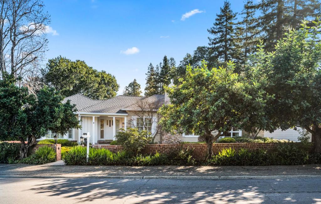 Charming ranch-style home in coveted lower north Hillsborough lends itself to modern living w/amazing flow, & access to large rear patio & flat yard. Frml entry w/coat closet opens to expansive LR, feat fireplace, sliders opening to rear patio & grounds. Generously-sized office w/bay window. The open kitchen/fam rm w/handsome blt-ins, wine closet, brkfast bar, & sliding door opening to rear patio is the perfect focal point for family gatherings. Adjacent DR w/built-in buffet. Brand new sprawling master bedroom wing w/lrg walk-in closet, gas frplce & sliding glass drs opening to patio recently added. Attached office off master BR provides a 2nd office space. 3 additional large BR's, including 2nd master suite. Expansive rear patio incl' blt-in bbq w/natural gas service. Lrg lvl yard includes dlxe play structure. Detached bonus rm offers a great space for a gym or studio. 2-car garage with storage blt-ins & lndry. Amenities include 3 furnaces, 3 AC units, & 3 water htrs.