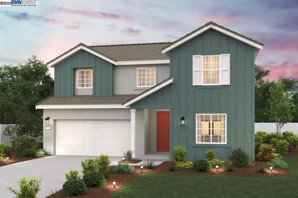 Welcome to Newport Pointe, A New Home Net ZERO ALL ELECTRIC Community by Century Communities. This is a Two Story - South Facing lot. Plan 3 offers 2,360 square feet of living space with 5 Bedrooms, Loft, 3 Full Bathrooms and 2 Car Bay Garage. Home includes cabinets with a Linen finish, convenience pkg, concealed hinges and chrome hardware. The kitchen offers Quartz counter tops with a 3x6” tile back splash. Stainless Steel Whirlpool Appliances with an Electric Range. Appliances do not include Refrigerator. Additional Features include - Tub at Primary Bedroom, Laundry room cabinets, Solar – Lease and Purchase options, Net Zero Energy Package which includes Energy Efficient Water Heater & Furnace and wired for EV Car Charger – with 240V 40 AMP with Receptacle. Century Home Connect, 3 ¼” Base Boards, Luxury Vinyl Plank (LVP) at first floor, bathrooms and laundry room - excludes bedroom. Shaw Carpet in bedrooms, stairs and hallway upstairs. Newport Point offers the perfect balance of small-town charm and resort-style living. Residents will enjoy a wide variety of community amenities designed to elevate everyday life and create memorable experiences.
