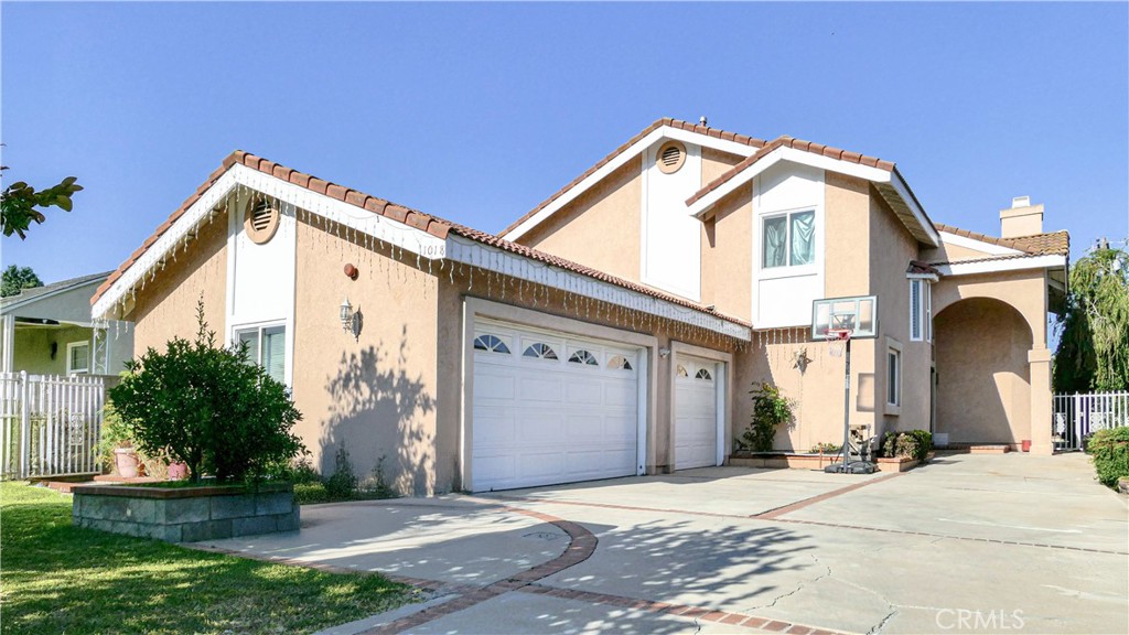 Location! Location! Location! Discover this elegantly upgraded two-story residence nestled in the heart of San Gabriel. This spacious and meticulously maintained home offers 6 bedrooms and 4 bathrooms, including a desirable downstairs en-suite with a private entrance — perfect for multi-generational living or rental income potential. This residence offering ample living space for multigenerational families or those who love to entertain.
As you enter through the grand double doors, you're greeted by a dramatic two-story foyer and soaring ceilings that flood the home with natural light. The formal living room features gleaming wood floors and a statement chandelier, flowing seamlessly into the dining area and gourmet kitchen. The chef-inspired kitchen is fully remodeled with sleek quartz countertops, custom cabinetry, glass tile backsplash, a farmhouse sink, and high-end stainless steel appliances — perfect for culinary enthusiasts and entertaining guests. The first floor also offers two bedrooms, including a private en-suite with independent entrance. Upstairs, features four generously sized bedrooms and two well-appointed bathrooms, and a generous loft area provides a versatile space for an office, media room, or retreat. The expansive primary suite boasts serene views, a walk-in closet, and a luxurious spa-style bathroom with double vanities, a soaking tub, and separate glass-enclosed shower. A striking vaulted ceiling adorned with a hand=painted sky mural, featuring soft clouds against a serene blue backdrop-adding a whimsical and artistic touch to the house. Boasting a generous three-car garage and an oversized driveway, this house offers exceptional parking capacity and seamless accessibility for both residents and visitors alike. The gated front yard and spacious backyard offer mature trees, privacy, and a covered patio perfect for outdoor enjoyment and gatherings.
Ideally situated on a peacefully residential street, this home offers unparalleled access to a vibrant mix of shopping, dining, and top-rated schools. Just minutes from the San Gabriel Country Club, parks, and major freeways, this prime location seamless blends suburban charm with urban convince. This move-in ready home is a must-see!