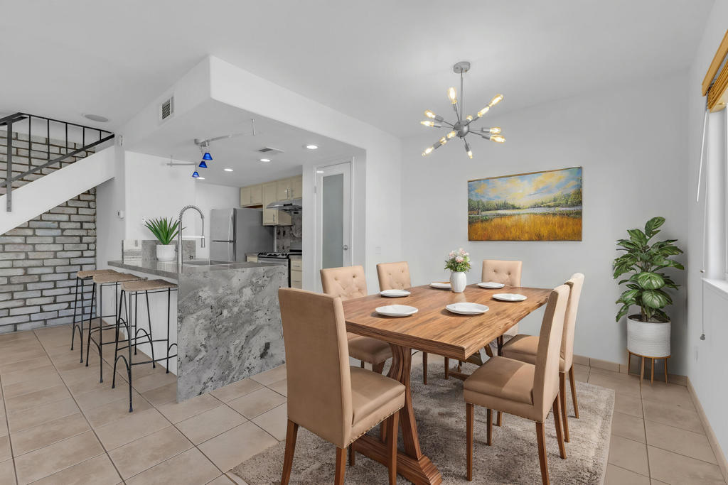 PRIME LOCATION! This gorgeous 2-bedroom, 1-bath condominium is situated in one of the Coachella Valley's top areas. Enjoy stylish upgrades in the kitchen and bathroom, plus access to community pools and spas. Designated laundry in building and garage space. Located in South Palm Desert's Indian Creek Villas, you're just minutes from El Paseo, College of the Desert, the McCallum Theater, stunning hiking trails, and fantastic dining and entertainment options. Just a 10-minute walk to Cahuilla Hills Park, featuring 2 tennis courts and 4 pickleball courts for open play. Plus, it's near Washington Charter Elementary, one of the best schools in the Desert Sands Unified district! Call for more information and to schedule a tour!