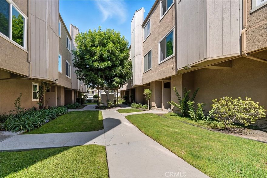 *** PRIME LOCATION - BLOCKS FROM DOWNTOWN BREA *** Beautiful condo that is like a townhome just walking distance to Downtown Brea where you can enjoy fine dining at its finest and a night out on the town. This condo is ready to move in. It consists of an attached garage and inside laundry that is perfect for convenience. An open concept that flows from the living room to a renovated kitchen with quartz counter-tops, white cabinets, beautiful backsplash.  Two spacious bedrooms with natural lighting. Central ac and heat with newer windows. Relax in the living room next to a warm fireplace. A balcony that is perfect to relax and enjoy a cup of coffee or tea. This home is also situated minutes from the famous Brea Mall and 57 freeway. Come by and take a tour =) See you here!