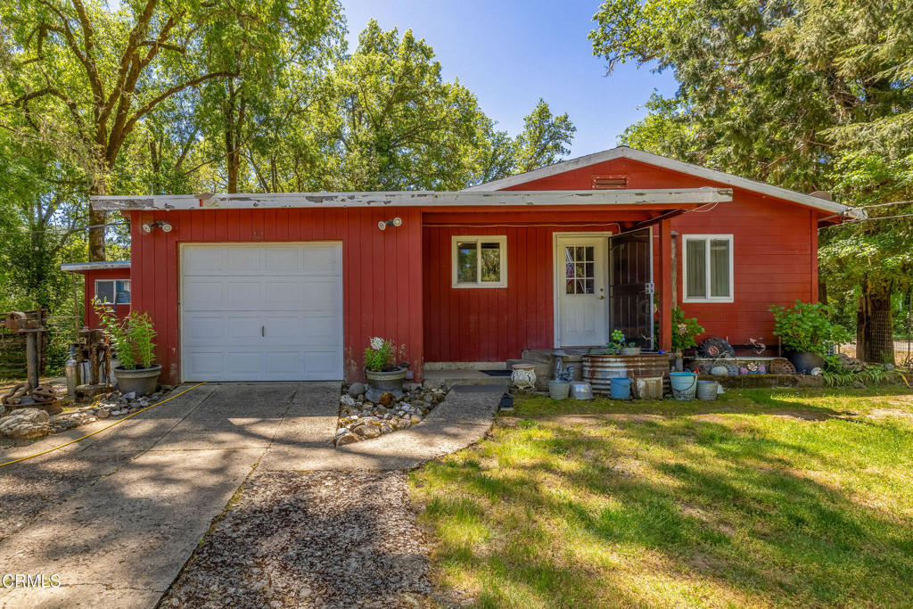 Historic Land & Cozy Home at 3901 Canyon Rd., WillitsDiscover the perfect blend of history, nature, and rural living on this scenic 4.9-acre parcel nestled on the eastern foothills of the Willits Little Lake Valley. This unique property offers spacious land, ideal for horse lovers and livestock owners alike, with a convenient corral and plenty of room to roam--all situated on a paved county road for easy access.Property Highlights:Prime Location:** Situated at the intersection of Canyon and East Side Road, with paved county road access providing year-round convenience and easy commuting.Land & Livestock:** 4.9 acres of generous land with room for horses, a functional corral, and open space for your agricultural pursuits.Historic Dwelling:** An older, charming house on the property is believed to be the oldest residence in the Willits Valley. Currently rented, it provides a steady source of modest passive income.Main Residence:** A cozy three-bedroom, one-bath home featuring Western-themed decor reminiscent of Willits' early days, perfect for relaxing or entertaining.Outdoor Living:** Abundant shade trees create a cool, inviting atmosphere, and the very good fenced-in backyard is ideal for dogs or outdoor gatherings.Natural Beauty:** A seasonal stream adds to the tranquil setting, enhancing the property's appeal and providing a peaceful backdrop.A Rare Opportunity: This property combines historic charm with modern rural living, presenting a rare chance to own acreage in the coveted Willits Valley. Whether you're seeking a weekend retreat, a hobby farm, or a permanent rural residence, this home offers endless possibilities.Don't miss out on this exceptional property--schedule your private tour today!