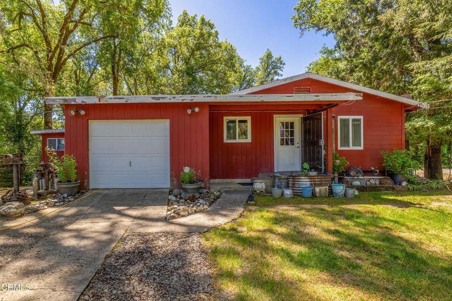 Historic Land & Cozy Home at 3901 Canyon Rd., WillitsDiscover the perfect blend of history, nature, and rural living on this scenic 4.9-acre parcel nestled on the eastern foothills of the Willits Little Lake Valley. This unique property offers spacious land, ideal for horse lovers and livestock owners alike, with a convenient corral and plenty of room to roam--all situated on a paved county road for easy access.Property Highlights:Prime Location:** Situated at the intersection of Canyon and East Side Road, with paved county road access providing year-round convenience and easy commuting.Land & Livestock:** 4.9 acres of generous land with room for horses, a functional corral, and open space for your agricultural pursuits.Historic Dwelling:** An older, charming house on the property is believed to be the oldest residence in the Willits Valley. Currently rented, it provides a steady source of modest passive income.Main Residence:** A cozy three-bedroom, one-bath home featuring Western-themed decor reminiscent of Willits' early days, perfect for relaxing or entertaining.Outdoor Living:** Abundant shade trees create a cool, inviting atmosphere, and the very good fenced-in backyard is ideal for dogs or outdoor gatherings.Natural Beauty:** A seasonal stream adds to the tranquil setting, enhancing the property's appeal and providing a peaceful backdrop.A Rare Opportunity: This property combines historic charm with modern rural living, presenting a rare chance to own acreage in the coveted Willits Valley. Whether you're seeking a weekend retreat, a hobby farm, or a permanent rural residence, this home offers endless possibilities.Don't miss out on this exceptional property--schedule your private tour today!