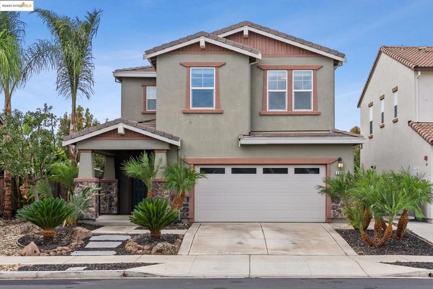 Beautifully upgraded 4 bed, 3 bath, 2,462 sqft home in Brentwood’s desirable Wynstone at Barrington community. Features an inviting open-concept floor plan with laminate wood flooring, custom wood paneling, and elegant designer touches throughout.   The gourmet kitchen offers quartz counters, a center island, stainless steel appliances, and rich espresso cabinetry. Just off the family and dining areas, a bar with wine refrigerator creates the perfect setup for entertaining. Relax by the fireplace with a custom wood mantel or enjoy meals in the stylish dining area.   A full bedroom and bath downstairs provide flexibility for guests or multigenerational living, while the upstairs loft offers a great space for work or play.   Additional highlights include Owned Solar, tropical landscaping, a low-maintenance yard on a full-size 5,000 sqft lot, and no rear neighbors for added privacy. Enjoy Brentwood’s outdoor lifestyle with nearby trails, parks, the athletic complex, and dog parks. Conveniently close to downtown Brentwood and The Streets of Brentwood for shopping, dining, and entertainment. Nestled in a peaceful, tucked-away neighborhood near schools, this home perfectly blends comfort, style, and the best of Brentwood living.
