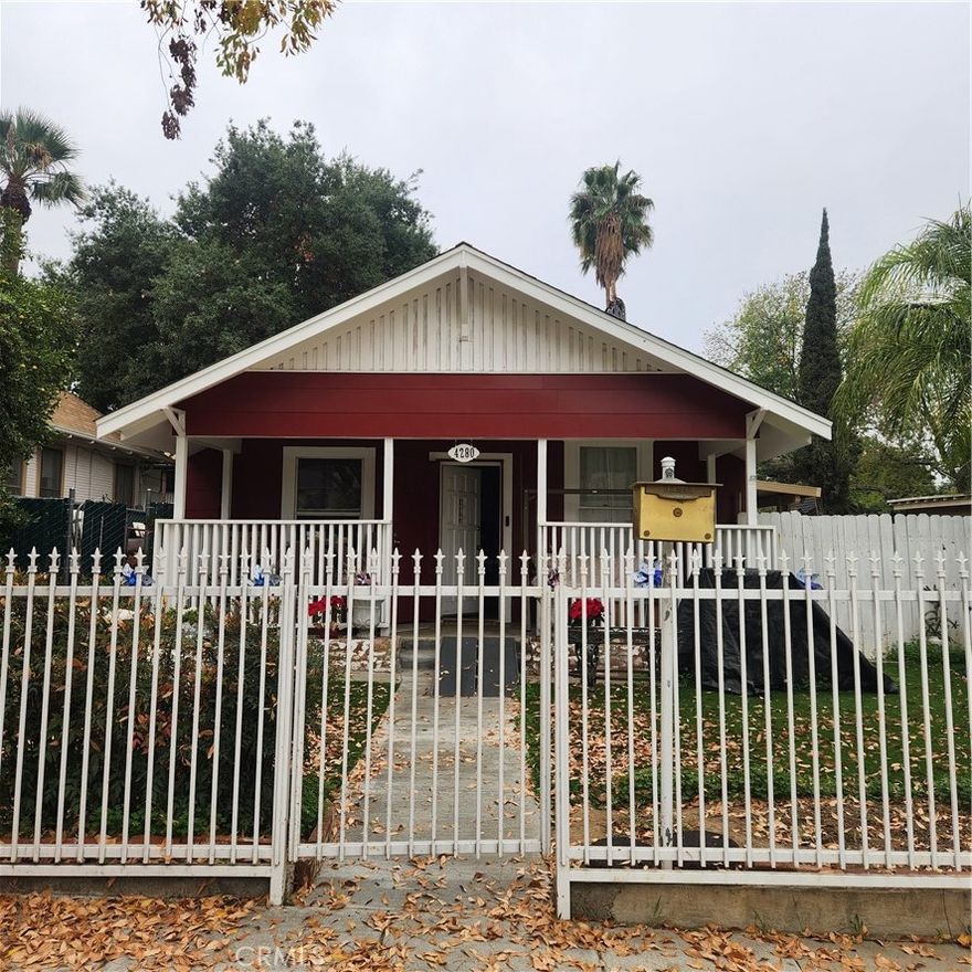 Charming 3-bedroom, 2-bathroom, 1905 historic home located near Mt. Rubidoux and vibrant Downtown Riverside. This property features several valuable upgrades, including a new roof, new insulation, new water heater, and solar panels dedicated to water heating. The exterior has been freshly painted, and the front yard offers low-maintenance turf, with an additional turf section in the backyard.
A detached garage is located at the rear of the property with convenient alley access. The home also includes outdoor washer and dryer hookups under a small Alumawood patio cover along the side of the house.