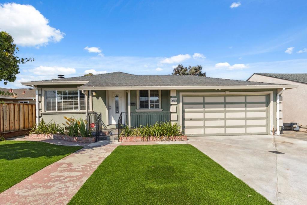 Nestled on a quiet, non-through street in the highly sought-after San Mateo neighborhood, this beautifully maintained 3-bedroom, 2-bathroom home offers comfort, style, and convenience. With 1,020 square feet of light-filled living space on a generous 5,998 square foot lot, this single-level residence is ideal for modern living. Step into an inviting open-concept layout that seamlessly blends the kitchen, dining, and family roomperfect for everyday living and effortless entertaining. Enjoy hardwood floors, large windows that flood the space with natural light, and a stylish kitchen featuring granite countertops and stainless steel appliances. The spacious primary suite boasts direct access to the backyard through sliding glass doors, creating a perfect indoor-outdoor flow. Two additional bedrooms provide flexibility for family, guests, or a home office. Outside, a private backyard with a patio offers the perfect space for outdoor dining, gardening, or play. Additional highlights include a one-car attached garage, dual-pane windows, and central heating. Ideally located near parks, shopping, dining, and with easy access to major freeways, this home offers the perfect blend of tranquility and convenience.