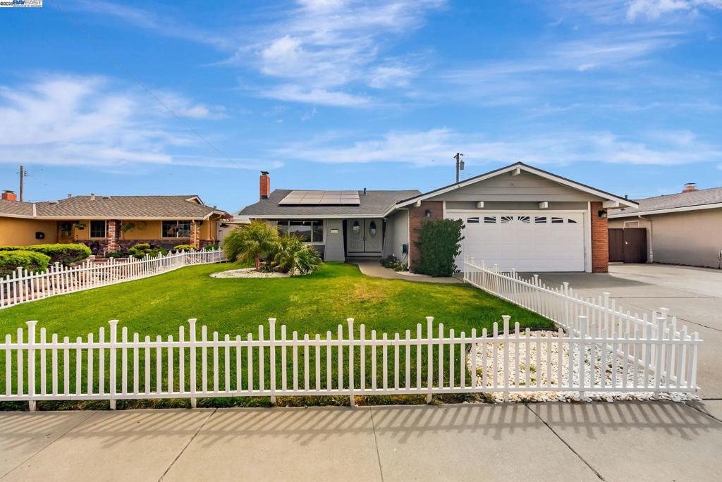 Give your kids a great start — invest in a home located in a premier school district where education meets excellence Welcome to 35128 Cabrillo Dr, a cozy and well-maintained 3-bedroom, 2-bathroom home offering 1,248 square feet of comfortable living space in a quiet, established neighborhood near the Dumbarton Bridge and Silicon Valley. This inviting home features a warm and functional layout with a spacious master suite and a beautifully upgraded kitchen with quartz countertops, recessed lighting, and modern appliances — ideal for both daily living and entertaining. Thoughtful upgrades throughout the home include dual-pane windows, 6-panel doors, recessed lighting, and a remodeled hall bathroom with premium finishes. Additional recent updates such as a 2-year-old roof, fresh interior paint, pre-wired security cameras, earthquake brace & bolt, EV charger, and owned solar panels add long-term value, energy efficiency, and peace of mind — making this home truly move-in ready. Enjoy your private backyard retreat with low-maintenance landscaping, a relaxing gazebo, and space for kids or pets to play. Located just minutes from major shopping centers