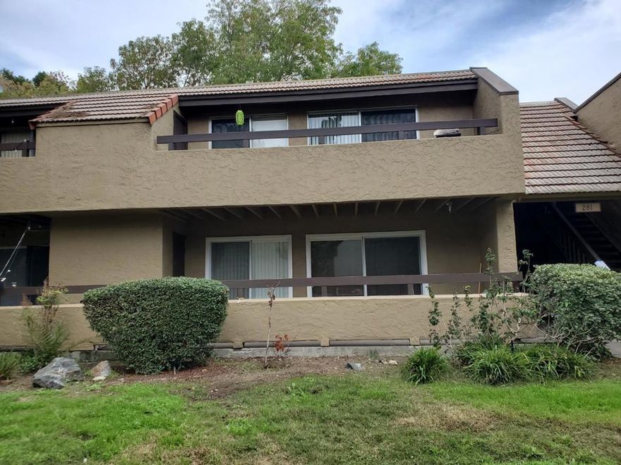 Welcome to this exquisite 1-bedroom, 1-bathroom condo located in the vibrant city of San Jose. This remodeled home boasts 722 sq ft of well-designed living space. The kitchen is a standout feature with its sleek new quartz countertops, new cabinets, new stainless-steel appliances include an electric range, dishwasher, microwave, and refrigerator, making it a culinary delight. The open dining area seamlessly connects to the living space, creating a comfortable flow for everyday living. Other features include central heating and A/C ensuring year-round comfort, double pane slider doors, and new recessed lighting. New laminate flooring provides both style and durability. The bedroom is equipped with a walk-in closet, offering ample storage space. The remodeled bathroom has a new vanity, countertop and sink. The shower has been updated and features a stall shower with tile finish. For added convenience, laundry facilities are available on-site with coin-operated machines. This home offers a blend of amenities and practical living in a prime San Jose location. The complex amenities include an indoor pool with hot tub, weight room with cardio equipment, pool table room, ping pong room, basketball court, tennis courts, lounge area with piano, racquet ball room, locker rooms and sauna.