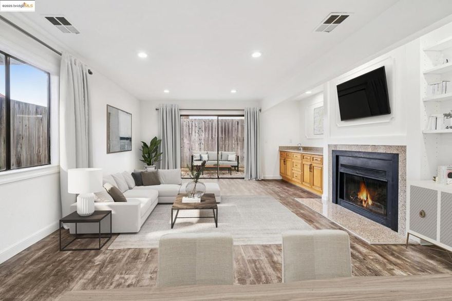 It is a virtual staging. Introducing 95 Mozden Lane, a beautifully updated Spanish-style home offering modern comfort and timeless charm in the heart of Pleasant Hill. This stylish residence showcases an airy open layout, contemporary upgrades, and seamless indoor–outdoor flow to a private patio oasis. With beautifully appointed bedrooms and refined finishes throughout, the home delivers both warmth and elevated design. Perfectly positioned for lifestyle convenience, this home is just a short walk to local shopping, the Pleasant Hill Recreation & Park, and only a 4-minute drive to Sequoia Elementary and Sequoia Middle School. Top-rated school for a growing family. Commuters will appreciate the easy access to BART, trails, cafés, and daily essentials. A rare opportunity to enjoy a move-in-ready Spanish-style residence with modern updates, exceptional walkability, and a highly sought-after Pleasant Hill location.