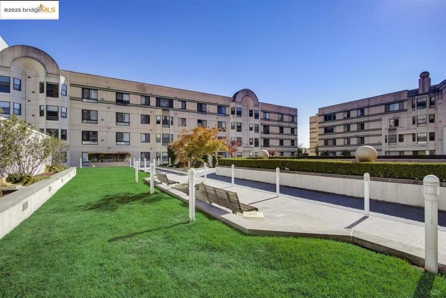 Beautiful 2-bedroom, 2-bath courtyard-facing BMR (Below Market Rate) condo located in the heart of Oakland Chinatown at the desirable Pacific Renaissance Plaza. Easy access to restaurants, shops, health services, banks, library, and community center. Convenient to public transportation, 12th Street and Lake Merritt BART stations, Hwy I-880 & I-980, and a perfect Walk Score of 100! Close to Lake Merritt, Jack London Square, and Madison and Lincoln parks. The unit includes 1 assigned, gated parking space, a landscaped courtyard, and 24/7 security.