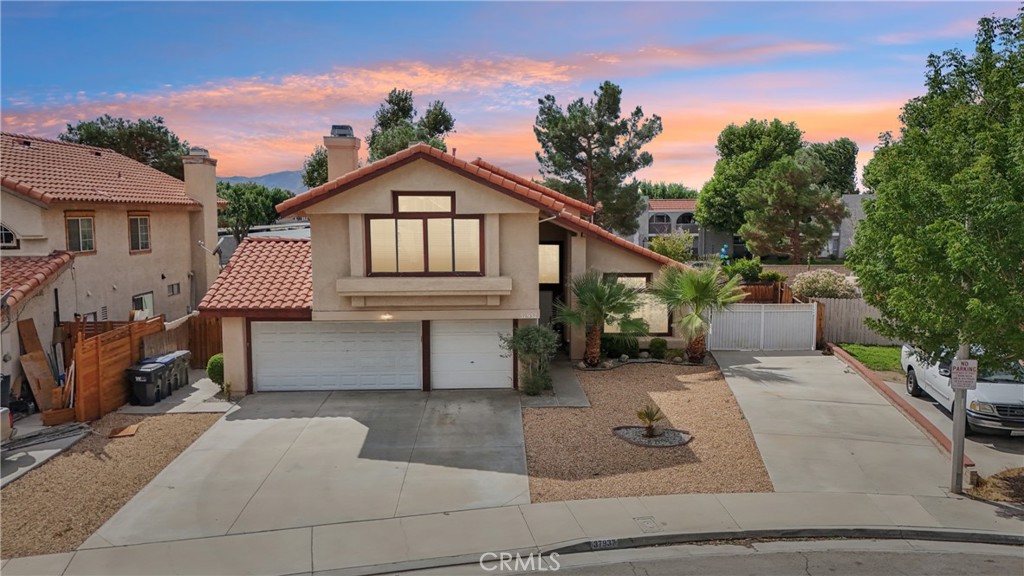 Welcome to your dream home! This meticulously maintained 4-bedroom, 3-bathroom, two-story residence offers a generous 2,420 square feet of living space and sits on an oversized lot, providing an abundance of room for outdoor activities and relaxation, which also includes RV parking. Step inside to discover a bright and inviting atmosphere with tons of natural lighting and enhanced by fresh paint and carpeting throughout. The spacious and open floor plan is designed for modern living, featuring a well-appointed kitchen that flows seamlessly into a cozy dining area and a welcoming living room, perfect for entertaining family and friends. Each of the four bedrooms is generously sized, providing ample space for comfort and privacy. Outside, the expansive yard offers endless possibilities...imagine summer barbecues, gardening, or simple unwinding under the stars! Located in a highly desirable neighborhood in Palmdale, this home is close to parks, shopping, and schools, making it the perfect place for families to thrive. Don't miss the chance to view this beautiful property and make it your home.