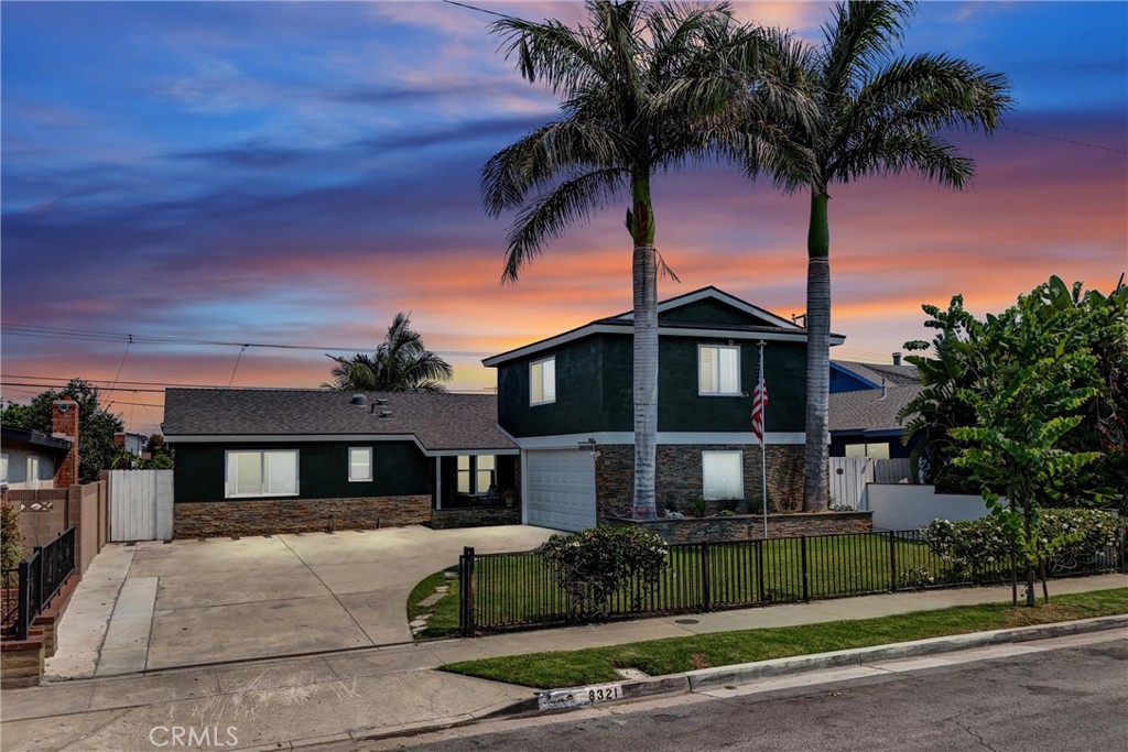 Welcome to your dream home in the heart of Huntington Beach! This beautifully upgraded 4-bedroom, 3-bathroom residence features dual master suites, ideal for multi-generational living or added rental potential. One of the standout features is the upstairs suite with private bath—perfectly positioned for a future ADU conversion or separate rental unit with a private entrance. Step inside to find a spacious, light-filled layout with a cozy fireplace in the family room, a tankless water heater for on-demand comfort, and a new roof that offers peace of mind for years to come. Outside, enjoy the Southern California lifestyle with a sparkling pool and Jacuzzi, a large driveway and attached 2-car garage, plus thoughtful extras like a chicken coop and oversized storage shed tucked along the side yard. Located in a quiet, friendly neighborhood, this home offers both comfort and incredible flexibility for a growing family or savvy investor.
