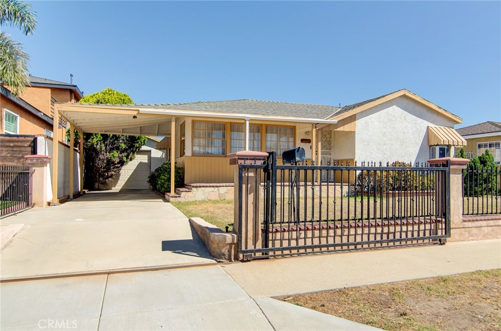 Fantastic purchase opportunity on this clean 2 br 1 ba home with additional 14 x 23 (322 sqft) enclosed patio, large backyard and 1 car detached garage with an extra storage room behind the garage. First time on the market in 39 years. Beautiful curb appeal with fenced in front yard, sliding driveway gate, and covered breezeway, extra long driveway for 2 additional car parking, composition roof, front porch, spacious living room with upgraded carpet, nice size bedrooms, full bath with newer vanity & toilet, tiled walls, bright and sun filled dining area, kitchen with ample cabinets, large enclosed patio with sliding glass doors that can be used as bonus/ family area, large backyard with mature and lush foliage and limitless possibilities. Location convenient to schools, shopping, restaurants and freeways. Don't miss out!