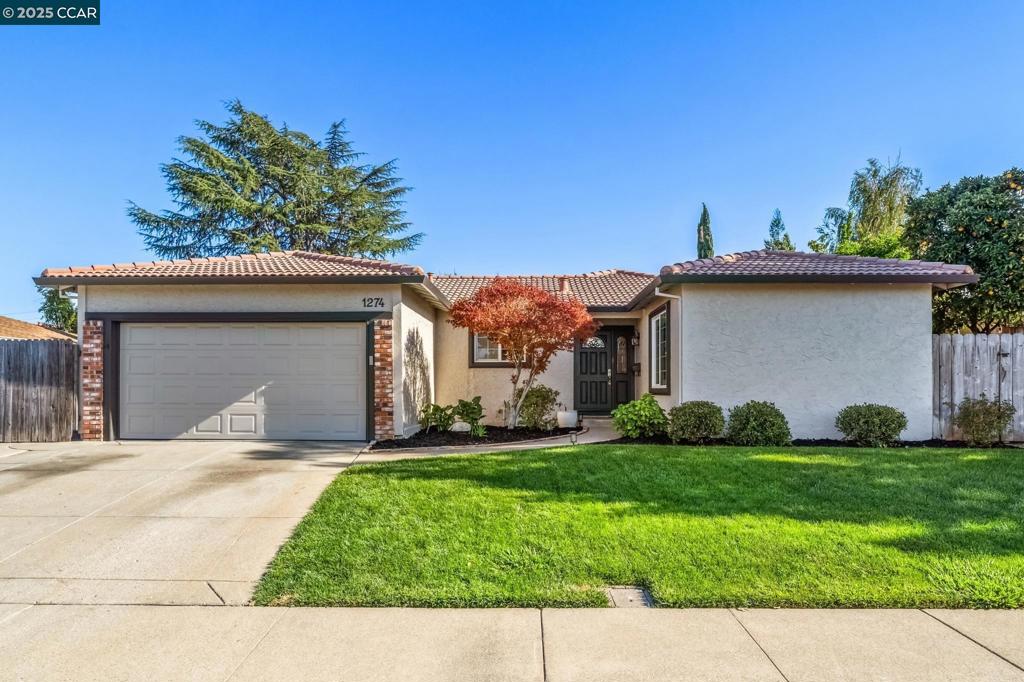 Open Sat & Sun. Turn-key, beautifully updated single-level home situated on a quiet court near Lime Ridge open space, shopping, restaurants, trail, park and just minutes to BART & freeway. Remodeled kitchen features Quartz counters, subway backsplash, a pantry, stainless steel appliances and opens to a casual dining area which connects to the cozy family room with fire place. Huge living room / dining room combo. 4 comfortable bedrooms including a primary suite with private, recently renovated bathroom. Tastefully updated guest bathroom. Additional interior highlights: Recessed lighting, modern light fixtures, neutral paint shades, hardwood floors recently refinished, LVP flooring, dual-pane windows & central HVAC (AC unit 2020). Low maintenance yard offers a tropical feel with palm trees, a pool & hot tub.