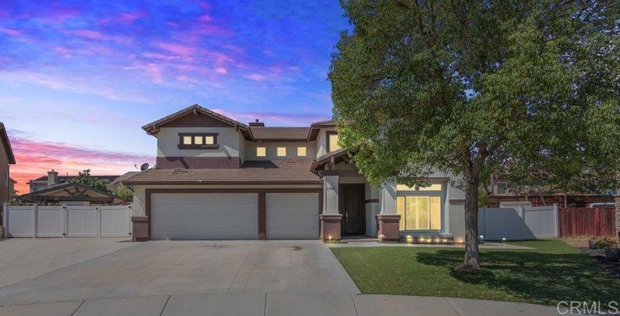 Welcome to the Ultimate Family Retreat! Tucked away in a cul-de-sac on a premium oversized lot, this exceptional home offers a one-of-a-kind backyard oasis that’s sure to impress. Enjoy resort-style living every day with a custom-designed pool, slide, waterfall, and the highlight: your very own lazy river!!!...a rare luxury you won’t find just anywhere! The outdoor space also features a sport court, RV gate, built-in BBQ cabana with fireplace, lush garden, private orchard, and a large, covered patio overlooking a grassy area with plenty of room to entertain or simply unwind. Step through the double-door entry into a welcoming foyer, where soaring ceilings draw you into the formal living and dining rooms - ideal for hosting. The heart of the home is a bright, open-concept kitchen with a large center island with bar seating, a generous pantry, and abundant storage. The kitchen flows into a spacious family room with a cozy gas fireplace, perfect for relaxing evenings. The main floor also includes a private bedroom, full guest bathroom, and a large laundry room. Upstairs, the landing to the right overlooks the foyer, while to the left you’ll find an impressive loft - a versatile space perfect for gatherings, a media room, or a play area. The grand primary suite offers a peaceful retreat with stunning views of the backyard and pool. Enjoy a spa-like bathroom with dual vanities, soaking tub, separate shower, private water closet, and an enormous walk-in closet. Three additional bedrooms are thoughtfully positioned upstairs, offering space and privacy for everyone. Whether you’re hosting unforgettable parties or enjoying a quiet evening at home, this property truly has it all - space, luxury, fun, and functionality.  Don’t miss your chance to own this resort-style dream home. Welcome home.