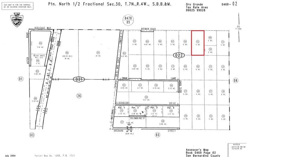 Photo 1 of 1 — 0 Bryman Road, Other, CA 92368