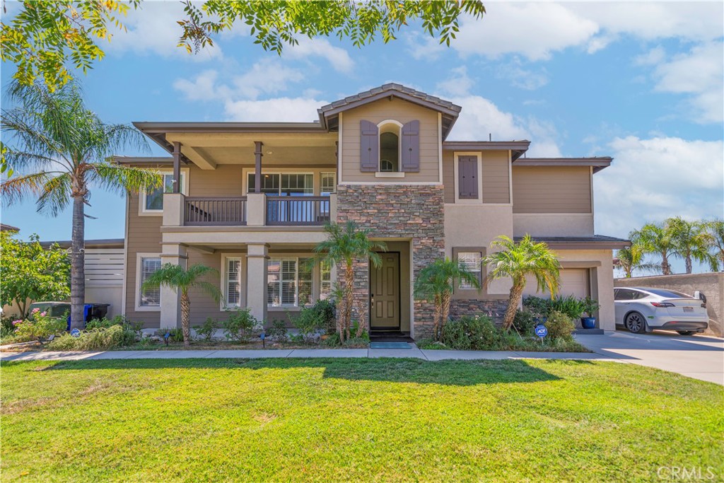 Discover this thoughtfully designed 3,298 sq. ft home for rent in the heart of Rancho Cucamonga, nestled within the top-rated Etiwanda School District. Just minutes from Victoria Gardens, this prime location offers easy access to shopping, dining, and entertainment, making it an ideal setting for family living. This 4-bedroom home, complete with a versatile loft, balances functionality and space. The open-concept kitchen, equipped with modern upgrades, flows seamlessly into the backyard, perfect for hosting gatherings. The private swimming pool offers a refreshing escape during warm summer days, while the shaded gazebo provides a comfortable spot to relax. The upstairs primary suite and bathroom deliver a spa-like retreat, and the loft can serve as a home office, media room, or fitness space, adapting to your lifestyle needs. Energy-efficient solar panels, keep utility costs low (tenant is responsible for all utilities). The owner covers pool and landscaping maintenance for hassle-free living. With ample space and thoughtful design, this home supports both work-from-home professionals and active family life. A Small dog or cat will be considered but owner prefers none due to the impeccable condition the home. Tenant parking is designated to the left side of the driveway in tandem. Laundry hook ups are on the side yard enclosure. Street parking is also available with no city permit or fee required. This property comes furnished as-seen in the photos.