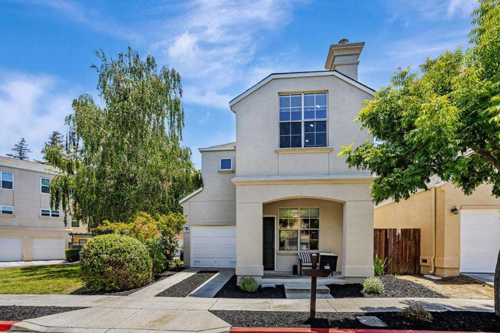 Move-In Ready 2-Story Home at The Crossings with a Prime Location! First time on the market! This well-maintained, detached single-family home in The Crossings community offers 3 bedrooms, 2.5 bathrooms, and 1,339 sq ft of thoughtfully designed living space. Located near the border of Los Altos & Palo Alto, the home features high ceilings, dual pane windows, multiple flooring options, central heating & A/C, and an attached 1-car garage. The main level includes a spacious living room with fireplace, open kitchen, dining area, and a convenient half bath. All appliances included. Upstairs you will find a primary suite with ensuite bath, two additional bedrooms, and an inside laundry area. Enjoy outdoor living on the private rear patio with deck, situated on a corner lot next to greenspace. Community amenities include a pool, playground, and open green areas. Located within the desirable Los Altos School District, and just minutes from San Antonio Caltrain Station, Stanford University, shopping, dining, Hi-Tech offices, and major freeways (101/85). Close to Safeway, Trader Joes, Target, Whole Foods, El Camino Real, Sutter Health, and more. 3D Matterport and Virtual Tours Available. Buyer to verify all information and schools.