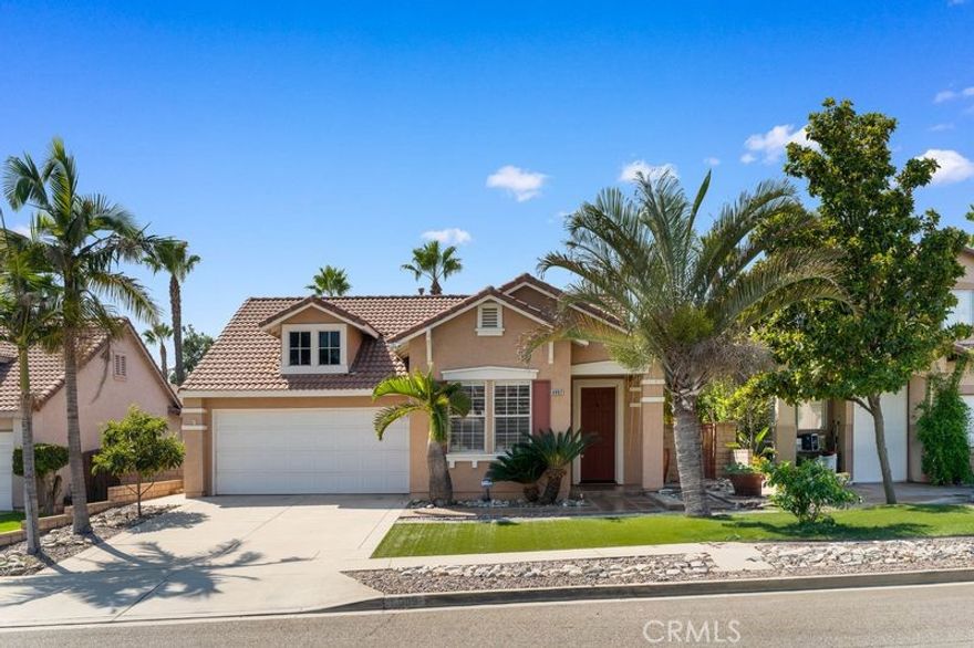 Beautiful single-story 3 bed / 2 bath home in the highly sought-after area of Rancho Cucamonga.

This charming residence features an open floor plan with soaring ceilings, a private office, dining area, spacious family room with a custom fireplace, and an interior laundry room. Dual-pane windows are accented with custom plantation shutters, and the home comes equipped with a brand-new water heater.

The expansive master suite is filled with natural light and includes a walk-in closet along with a stylish an-suite bathroom featuring dual sinks, a soaking tub, and a separate shower.

The beautifully landscaped backyard is perfect for entertaining, complete with a fully upgraded in-ground pool, spa, hardscaped patio areas, a double iron gate, and a custom awning.

Additional highlights include a two-car garage with epoxy flooring and built-in cabinetry.

Ideally located near top-rated schools, biking and horse trails, parks, shopping, dining, golf club and the Victoria Gardens. This move-in ready home offers the perfect blend of comfort, style, and convenience. Welcome to showing today!