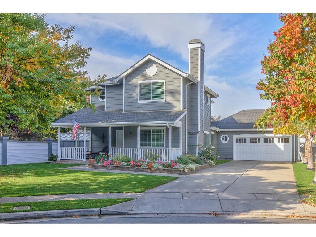 Start the new year in a beautiful home, located on a large lot at the end of a quiet and peaceful cul-de-sac. This home welcomes you with an open floor plan and has been tastefully updated throughout. Enjoy cooking delicious meals for friends and family in this gorgeous kitchen with white quartz counter tops, stainless steel appliances, barn sink and large pantry. Updates include newer windows, new roof, paint, stamped concrete in back yard and more. Long driveway to accommodate guests. Take a stroll through the lovely walking trails. Walking distance to shopping center, dining, fitness center, parks, schools and more.