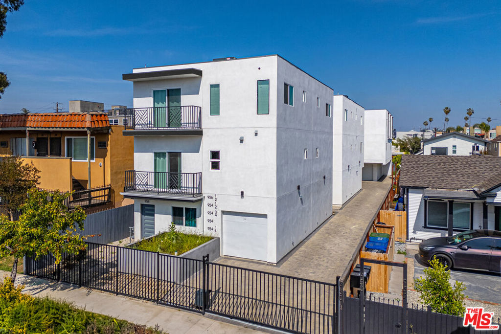 Welcome to 954 N Kingsley- A Modern Brand New 2025 Construction non rent control 6-unit building that is 100% FULLY LEASED, with a gross income of $300,000 and an unheard of cap rate of 6.72% in Hollywood. This luxury complex is comprised of three duplexes, (3) three bedroom units and (3) four bedroom units-a great even mix of bedroom counts. 954 N KINGSLEY is located minutes from Larchmont, Los Feliz, Silverlake, and Melrose. Each unit has beautiful oak color vinyl flooring with a ton of natural light and additional recessed lights in all units. All units have brand new stainless steel appliances, washer, dryer and designer glossy kitchen cabinets with white calcatta quartz countertops some feature islands with beautiful waterfalls edges, designer bathroom tiles, balconies, and Central A/C & Heating. The units consists of 12 total parking spaces, including covered garages and carport spaces. Each unit is separately metered for utilities. Buyer will enjoy a 1 year buildings warranty building with low maintenance and very low expenses. Some of the units have beautiful views of the Griffith observatory Hollywood sign and Hollywood Hills. THERE IS AN APPRAISAL REPORT FOR $4,175,000!! In addition, there is an opportunity to add ADUS to get additional units. All investors will enjoy the benefits of this stable asset with equity earned right away. Comps nearby sold similar 4plex for $3,685,000 making this building very attractive and rare to find! Buyer to verify all!