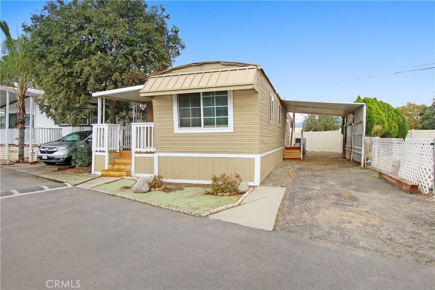 Welcome to this beautifully refreshed 2 bedroom, 2 bath mobile home with an add-on, located in the desirable Mirage Estates Mobile Home Park. The home has been recently upgraded with new interior paint, updated flooring, and improvements throughout the kitchen, bedrooms, and bathrooms, offering a modern, move-in-ready feel. The well designed layout provides comfortable living spaces along with the enclosed add-on, ideal for a family room, home office, or flexible living area. Residents of Mirage Estates enjoy community amenities including a pool and covered carport parking, plus convenient access to nearby shopping, dining, and everyday essentials. Don’t miss this opportunity to own an updated home in a well maintained Hemet community. Schedule your private showing today!