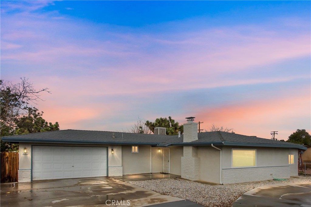 High Desert Living at Its Finest! Discover the benefits of high desert living—clean air, endless blue skies, cool nights, wide-open space, and easy freeway access to everywhere you need to be.
This lovely starter home is move-in ready and packed with upgrades! Step inside to find fresh laminate flooring throughout and a cozy, spacious kitchen with abundant cupboard and counter space—perfect for the home chef.
The dedicated dining room is ideal for family meals and gatherings.
Relax in the big living room featuring a warm fireplace for those chilly winter nights.
The home offers 3 generous bedrooms with brand new dual pane windows and sleek glass closet doors, plus 2 well-maintained bathrooms.
Additional features include:
* 2-car garage
* Huge backyard with covered patio—perfect for entertaining
* Storage shed with room to expand and add your personal touches
* Half-circle driveway for easy access
* Fully fenced with chain link for privacy and security
This one won't last long! Schedule your showing today before it's too late.