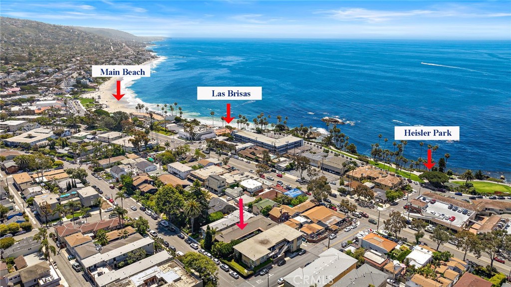 REMODELED BEAUTIFULLY! This home is 1 block off PCH in North Laguna. Walk to everything! 2-minute walk to Heisler Park, Las Brisas, Urth Caffe and more. 1-minute walk to the trolley stop on Jasmine (trolley is free). 12-minute walk to the heart of downtown and all the cute shops and restaurants. You will love this fully remodeled home and the beach lifestyle. Kitchen has stainless appliances (gas range), new 2-tone cabinetry, self-closing drawers/doors, sliding spice rack, pull out space saving system in corner cabinet, farm sink, quartz counters, tile backsplash, recessed lights, natural wood accent shelf and more. Living room has recessed lights, ceiling fan and is of decent size. Bathroom has a natural wood vanity with quartz top, walk-in shower w/fixed shower glass, new fixtures, low flow toilet, high-end mirror and is tastefully tiled. This is not a studio as it has 1 separate bedroom with recessed lights, large closet with custom closet doors & custom built-in that gives so much storage space. Neutral laminate flooring and upgraded baseboards & interior doors throughout. Community laundry room in the building. Outdoor community space with seating areas to enjoy the ocean breeze and California sunshine. This would make a great primary home, 2nd home beach getaway or a vacation rental. This home is turnkey - you won't have to do a thing. Low HOA fee of $288 per month (especially since it includes your gas, water, & trash). Seller will leave portable air conditioner - with the ceiling fan & ocean breeze, she doesn't need to use it much.