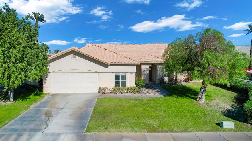 Welcome to this newly remodeled 5 bedroom, 2 bath home with a pool and spa on a corner lot in the sought after Century Park neighborhood with a panoramic mountain view. This beautiful home features an open floor plan, a cozy fireplace and a two car garage. The interior is freshly painted a crisp white through out including all walls, ceilings and doors with new black modern hardware.The flooring is travertine tile in the living area and all five bedrooms have new berber carpet.The brand new chefs kitchen is a true showstopper--designed with shaker light oak cabinetry and coordinating porcelain counter tops and backsplash. A large center island offers seating for four and anchors the space beautifully.The kitchen is equipped with never been used GE stainless steel appliances which include a counter-depth refrigerator, gas range, dishwasher and built-in microwave.The primary bathroom showcases a sleek marble shower and a new double vanity. All of the brushed gold plumbing fixtures, lighting, mirror and toilet have just been installed.The hall bath has been updated with all new brushed gold plumbing fixtures, lighting and toilet.This home has not been lived in since the extensive remodel and is move-in ready. Come take a tour of this easy to show home before it's gone!